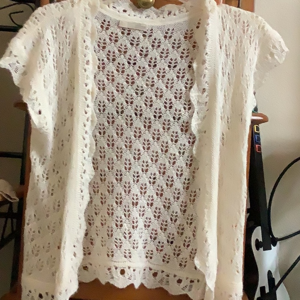 Cream Old Navy Sweater vest - Picture 3 of 4